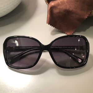 Coach Black & Gray Polarized Sunglasses